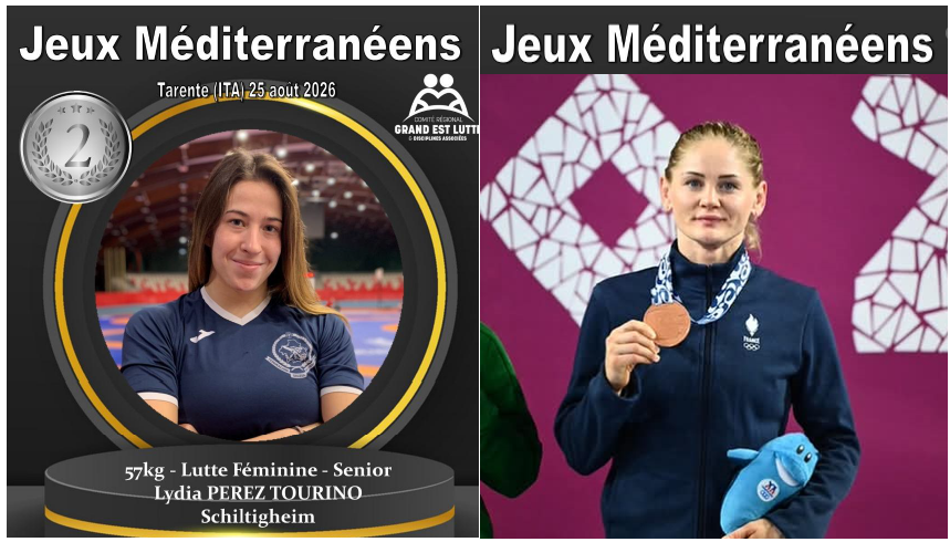 2 Médaillées aux Jeux Méditéranéens