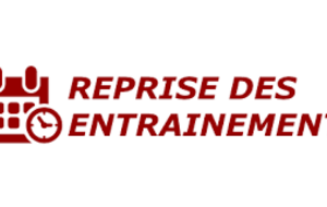 Reprise des entrainements