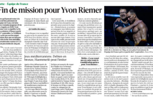 Fin de mission pour Yvon
