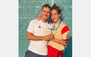 Lydia médaille de Bronze aux Beach Wrestling
