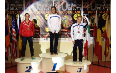 Trois Olympiens au "Deglane"