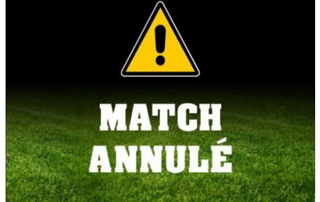 D1 Rencontre du samedi 03 décembre ANNULÉE 