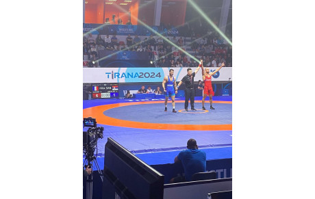 Ibrahim Ghanem en finale des championnats du MONDE