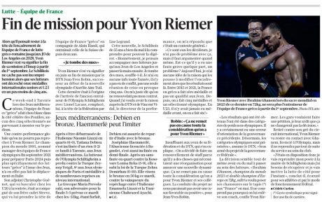 Fin de mission pour Yvon