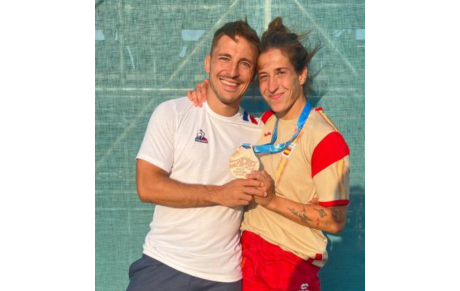 Lydia médaille de Bronze aux Beach Wrestling